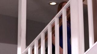 The guy made a strapon for his girlfriend to fuck him with it