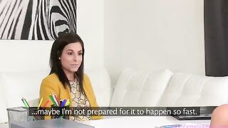 Tracy Lindsay has a hot lesbian sex with a casting agent in an intense scene