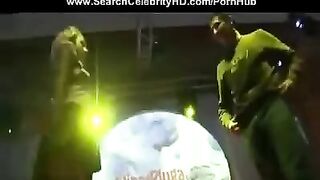 A hot girl is fucking in the club, exciting all spectators