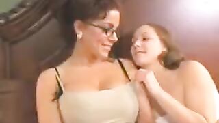 A mother introduces her daughter to the mysteries of pleasure