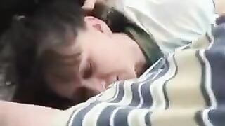 Hot family orgy with stepmom and stepdaughter getting fucked