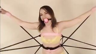 The beautiful Diana was tied up and fucked hard by her boyfriend