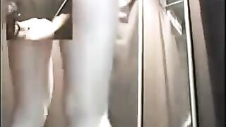 Camera hidden in the underwear store locker room