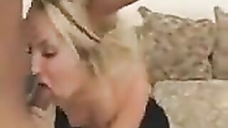 Blonde beauty with appetizing ass, you should see it