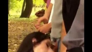 Four girls have been raped in their holes by a group of guys