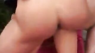 Through Lifon, he caresses his swollen nipples and breasts