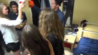Instead of paying, the girls offered the collector a rave party to settle the debt