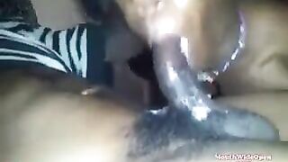 It is pleasant to lick a huge black cock, not a regular one