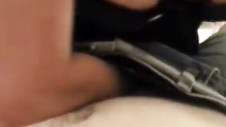 A sexy brunette wife wearing a corset gets fucked on the bed