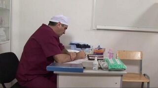 The doctor used a pussy extender on the patient in the hospital