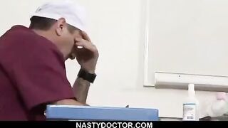 The doctor used a pussy extender on the patient in the hospital