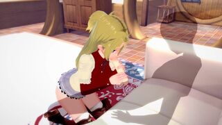 Jobless Reincarnation Mushoku Tensei - Eris Greyrat's love for cum