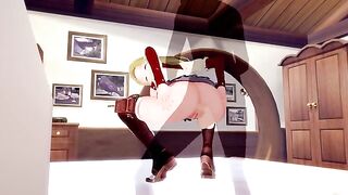 Jobless Reincarnation Mushoku Tensei - Eris Greyrat's love for cum