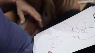 Lovita Fate gives the teacher a blowjob and gets fucked hard