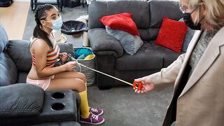 Adorable Princess Zerella Skies Pleasing Old Cock With Her Tight Little Holes In Every Position