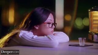 Petite beauty Lulu Chu gets her pussy full of BBC cream