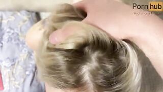 Her ass was gapped and stretched by my cock, and she just moaned pitifully
