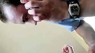 Fisting anal sex with a mobile phone and remote control - hot blondie action