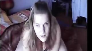A fat woman was fucking on the bed, not knowing she was being watched