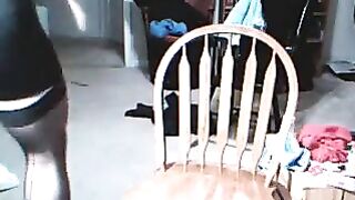 A guy gets excited when he's dressed in women's clothing outfits