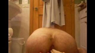 A rubber dick in my ass - homemade porn with intense, raw action