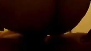 A woman with a sagging belly after childbirth gets fucked by multiple guys in a wild threesome