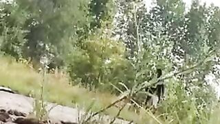 The girl controls the man through rough sex