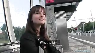 Brunette girls are willing to do anything for money