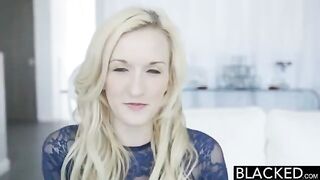 Fingered with a vibrator while fucking a black guy