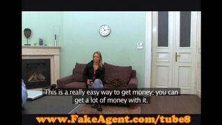 Friends arranged a sex casting for a blonde friend, a real surprise awaits