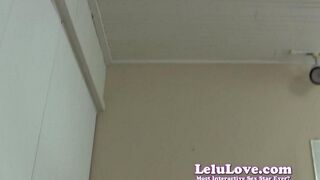 Girl shows her hairy pussy while masturbating in front of the camera