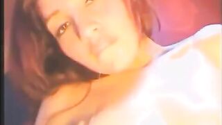 The girl managed to fuck herself in all holes with the help of a vibrator