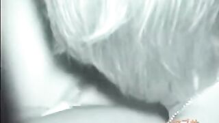 The guy licked the hairy pussy of his sleeping 18+ sister