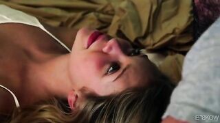 The husband gently fucked his sleeping wife in the morning