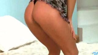A young Russian concupiscence removes her clothes on the camera