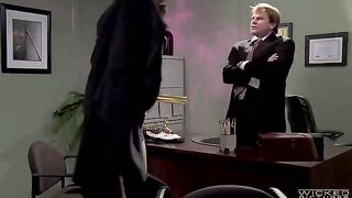 The boss compelled the employee to have sex right on his desktop