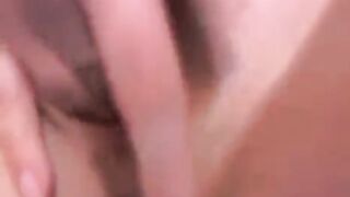 Russian beauty with soft tits poses on the webcam, inviting to play