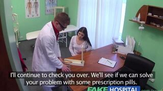 A girl is having sex with her doctor in the hospital room in a steamy scene
