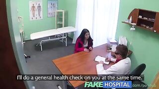A girl is having sex with her doctor in the hospital room in a steamy scene