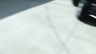 Blonde beauty Blair Summers gets fucked on the parking lot in public view