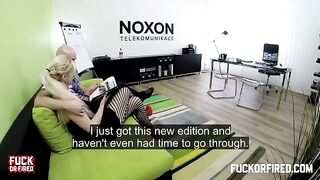 Having sex at work is absolutely enjoyable, especially with sexy secretaries in stockings and pantyhose