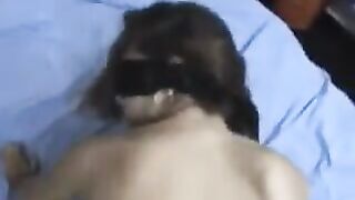 A bent girl has an anal sex with her boyfriend