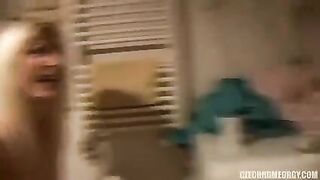 Hot group sex party with czech sluts in an amateur video