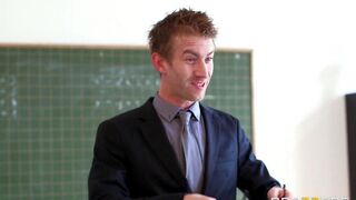 The student was fucked by her teacher in a steamy encounter