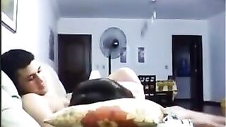 The couple decided to have another evening on the couch