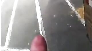 He could jerk off his big cock right in the street, no problems