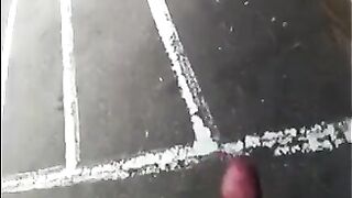 He could jerk off his big cock right in the street, no problems