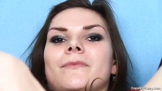 The girl came in stockings and panties to the porn casting