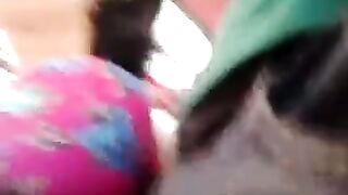 A man rubs his dick through a riser on women in the bus