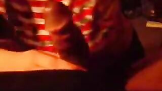 A blowjob with a sexy woman made at home